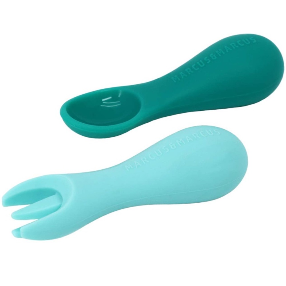 Marcus&Marcus Silicone Spoon and Fork Set